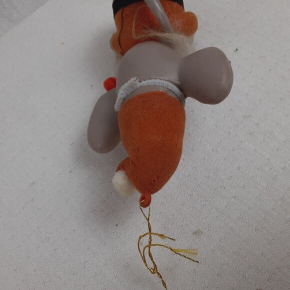 Merry Mice 1979 Vintage 5" Mouse with Red Christmas Santa Suit & Candy Cane - Picture 12 of 12